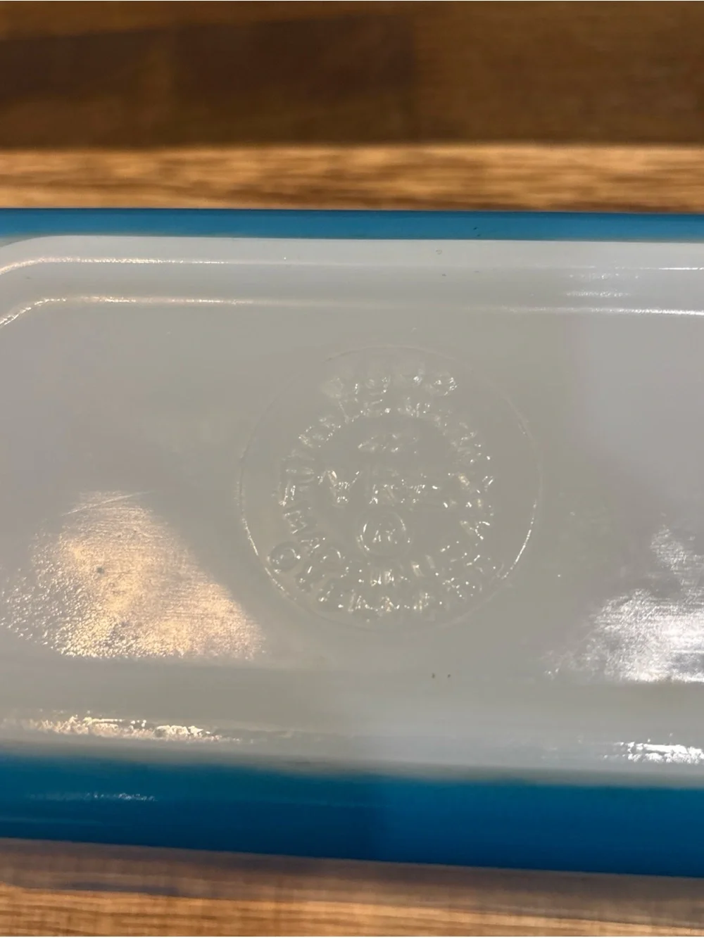 Pyrex bright blue